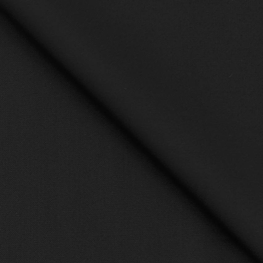Blazer Fabric Raymond Poly Viscose Plain Colour Black